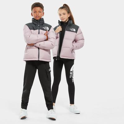 Boys' The North Face 1996 Retro Nuptse Down Jackets Grey Purple | US-53762