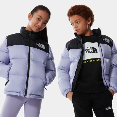 Boys' The North Face 1996 Retro Nuptse Jackets Lavender | US-56189