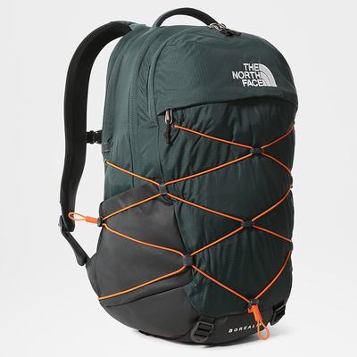 Boys' The North Face BOREALIS Backpacks Dark Olive Red Green Orange | US-13608