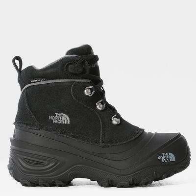 Boys' The North Face Chilkat Lace II Boots Black Grey | US-18637