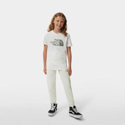 Boys' The North Face Fleece Joggers White | US-52139