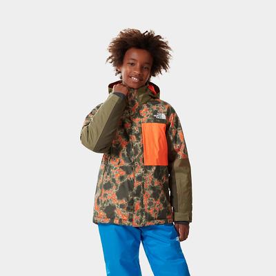 Boys' The North Face Freedom Extreme Insulated Jackets Green Camo | US-48650