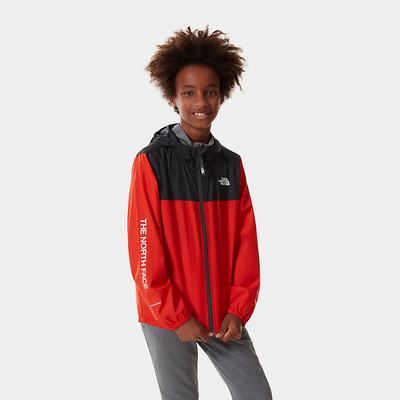 Boys' The North Face REACTOR WIND Jackets Red | US-24378