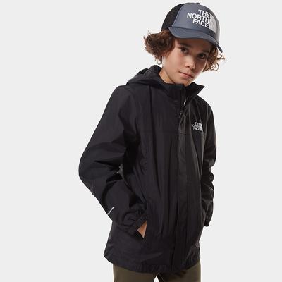 Boys' The North Face RESOLVE REFLECTIVE Waterproof Jackets Black | US-35109