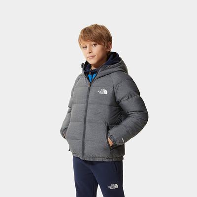 Boys' The North Face Reversible Hyalite Down Jackets Grey | US-10378