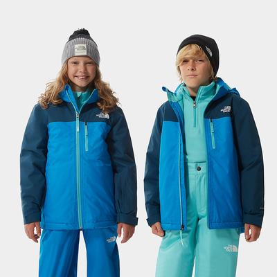 Boys' The North Face Snowquest Plus Insulated Jackets Blue | US-71095