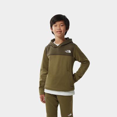 Boys' The North Face Surgent Hoodie Olive Green | US-74902