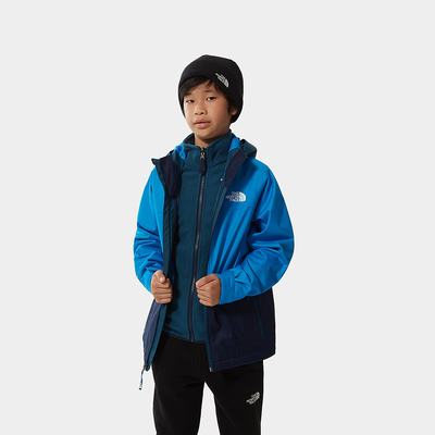 Boys' The North Face Vortex Triclimate Waterproof Jackets Blue | US-63745