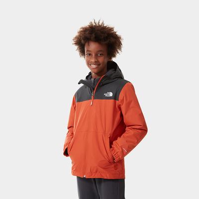 Boys' The North Face Warm Storm Rain Jackets Orange | US-71534