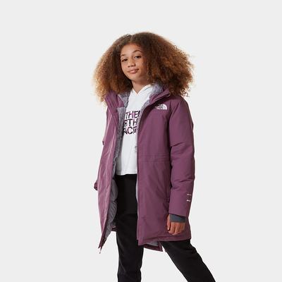 Girls' The North Face Arctic Swirl DOWN Waterproof Jackets Purple | US-43275