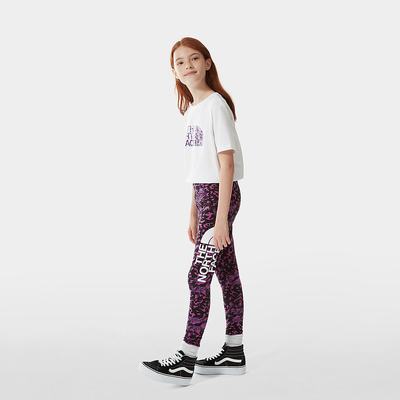 Girls' The North Face Big Logo Leggings Black | US-65872