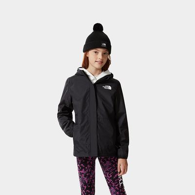 Girls' The North Face RESOLVE REFLECTIVE Waterproof Jackets Black | US-31082