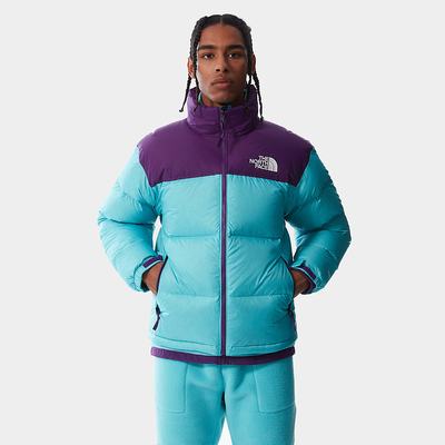 Men's The North Face 1996 Retro Nuptse Packable Jackets Blue Purple | US-37165