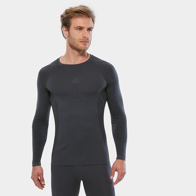 Men's The North Face Active Long Sleeve T Shirts Grey Black | US-08713