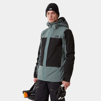 Men's The North Face Apex Flex Snow FUTURELIGHT™ Lightweight Jackets Black / Green | US-50892