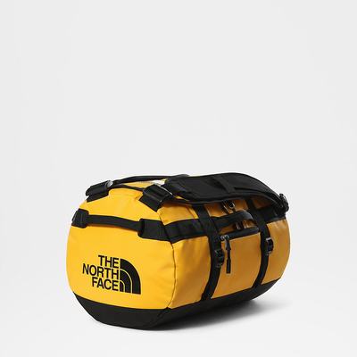 Men's The North Face BASE CAMP DUFFEL - EXTRA SMALL Duffel Bag Gold Black | US-03654