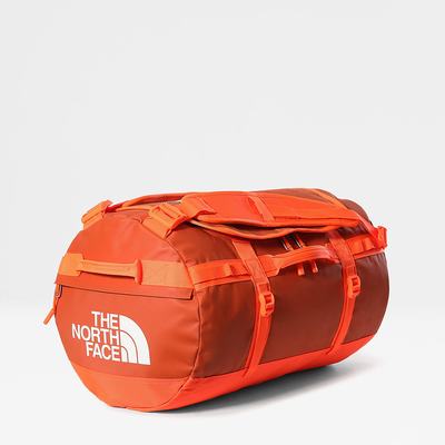 Men's The North Face BASE CAMP DUFFEL - SMALL Duffel Bag Orange | US-54372