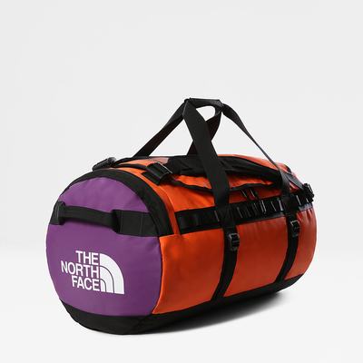 Men's The North Face BASE CAMP DUFFEL - MEDIUM Duffel Bag Red Orange Blue | US-81970