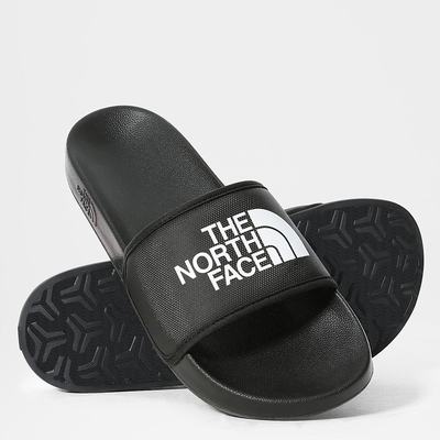 Men's The North Face BASE CAMP SLIDES III Slides Black White | US-24791