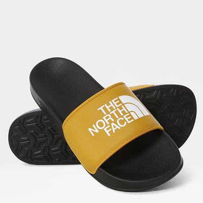 Men's The North Face BASE CAMP SLIDES III Slides Yellow Black | US-97104