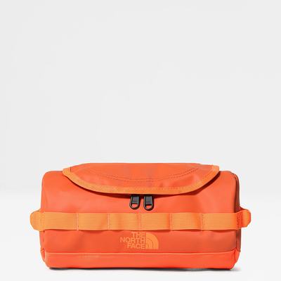 Men's The North Face BASE CAMP TRAVEL WASHBAG SMALL Bags Orange | US-53271