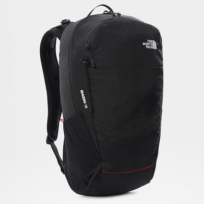 Men's The North Face BASIN 18L Backpacks Black | US-14539