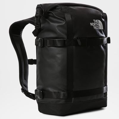 Men's The North Face COMMUTER ROLL-TOP Backpacks Black | US-28136