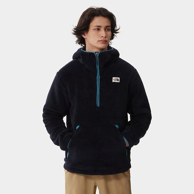 Men's The North Face Campshire Fleeces Navy / Blue | US-74290