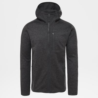 Men's The North Face Canyonlands Hooded Fleeces Dark Grey | US-60592