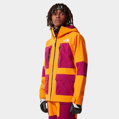 Men's The North Face DRAGLINE Ski Jackets Orange Pink | US-41208