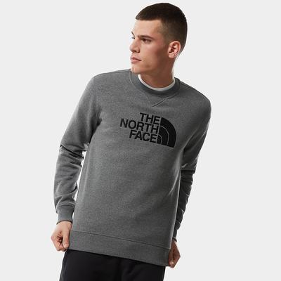 Men's The North Face DREW PEAK Sweaters Grey Black | US-07329