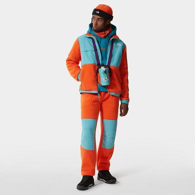 Men's The North Face Denali Pants Red Orange Blue | US-79602