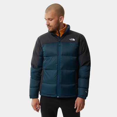 Men's The North Face Diablo Down Jackets Blue Black | US-05782