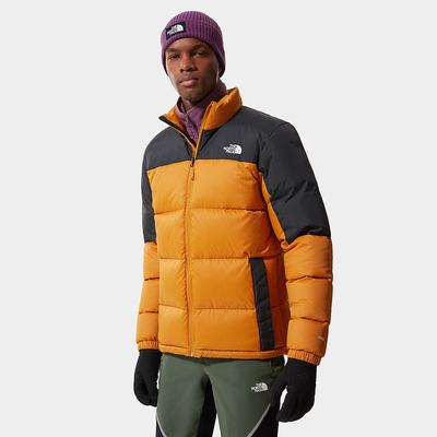 Men's The North Face Diablo Down Jackets Yellow Black | US-28134