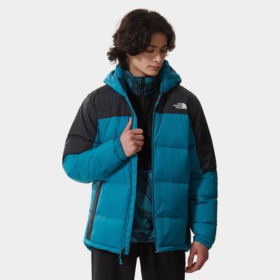 Men's The North Face Diablo Hooded Down Jackets Blue | US-02689