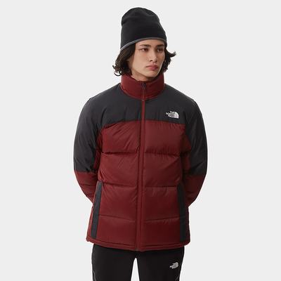 Men's The North Face Diablo Jackets Dark Red Black | US-70596