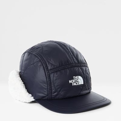 Men's The North Face EARFLAP INSULATED Caps Navy White | US-58964