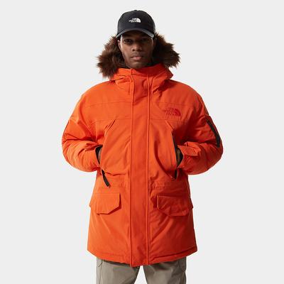 Men's The North Face EXPEDITION MCMURDO Parkas Red Orange | US-01839