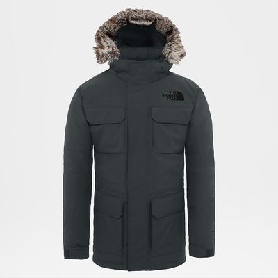 Men's The North Face El Norte Waterproof Jackets Deep Grey | US-07982