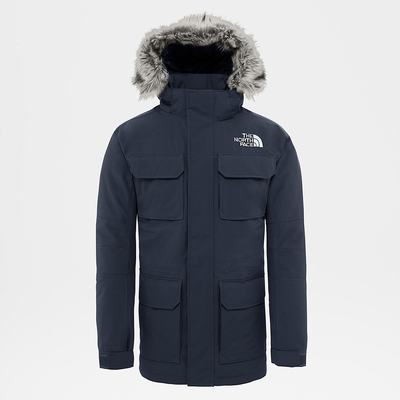 Men's The North Face El Norte Waterproof Jackets Navy White | US-67923