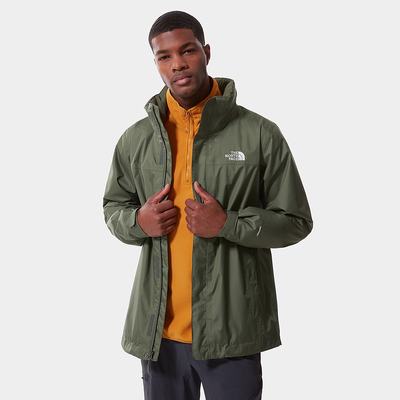 Men's The North Face Evolve II Triclimate® Waterproof Jackets Olive Green | US-14935