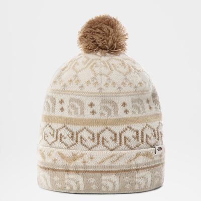 Men's The North Face FAIR ISLE Beanies White Blue | US-40298