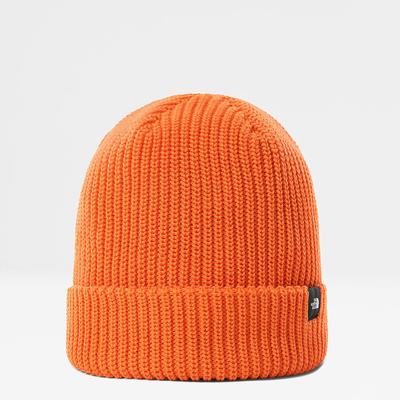 Men's The North Face FISHERMAN Beanies Red Orange | US-89523