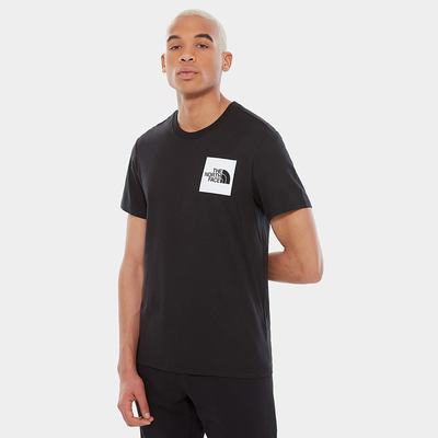 Men's The North Face Fine T Shirts Black | US-50763