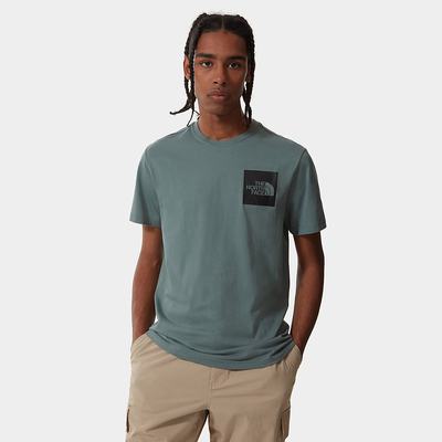 Men's The North Face Fine T Shirts Green | US-53890