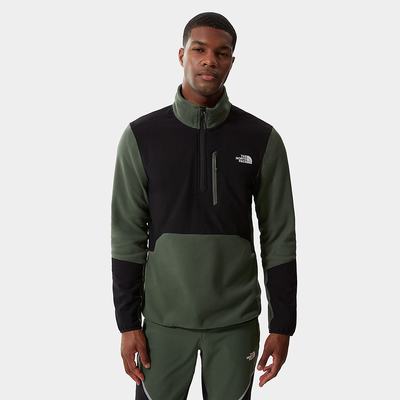 Men's The North Face Glacier Pro Quarter-Zip Fleeces Black | US-06437