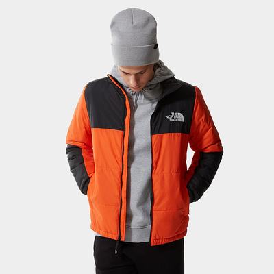 Men's The North Face Gosei Puffer Jackets Red Orange | US-08215