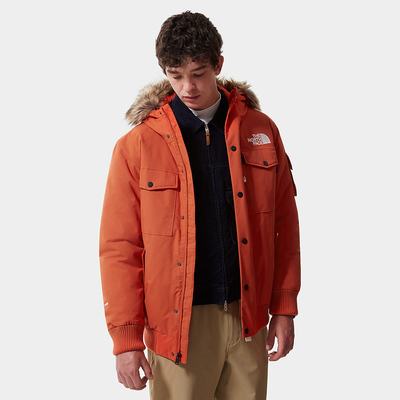 Men's The North Face Gotham Down Jackets Orange | US-43965