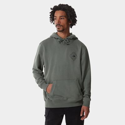 Men's The North Face Himalayan Bottle Source Hoodie Green | US-95602