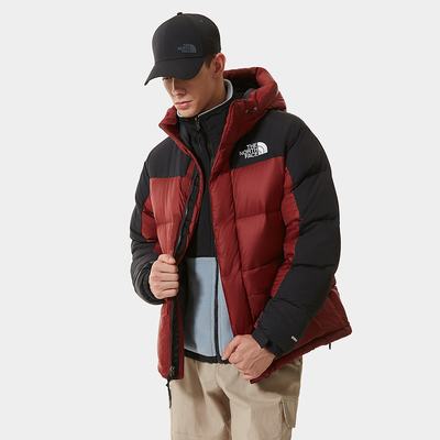 Men's The North Face Himalayan Down Jackets Dark Red | US-14928